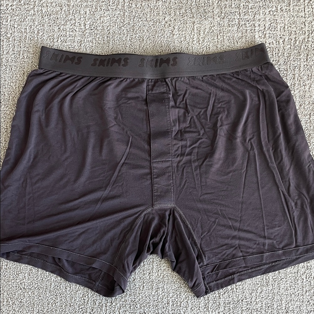 SKIMS Men's Charcoal Boxer Briefs